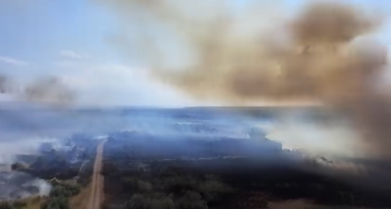 kizilirmak nehri cevresinde korkutan ortu yangini 1 6O7EV3Ll