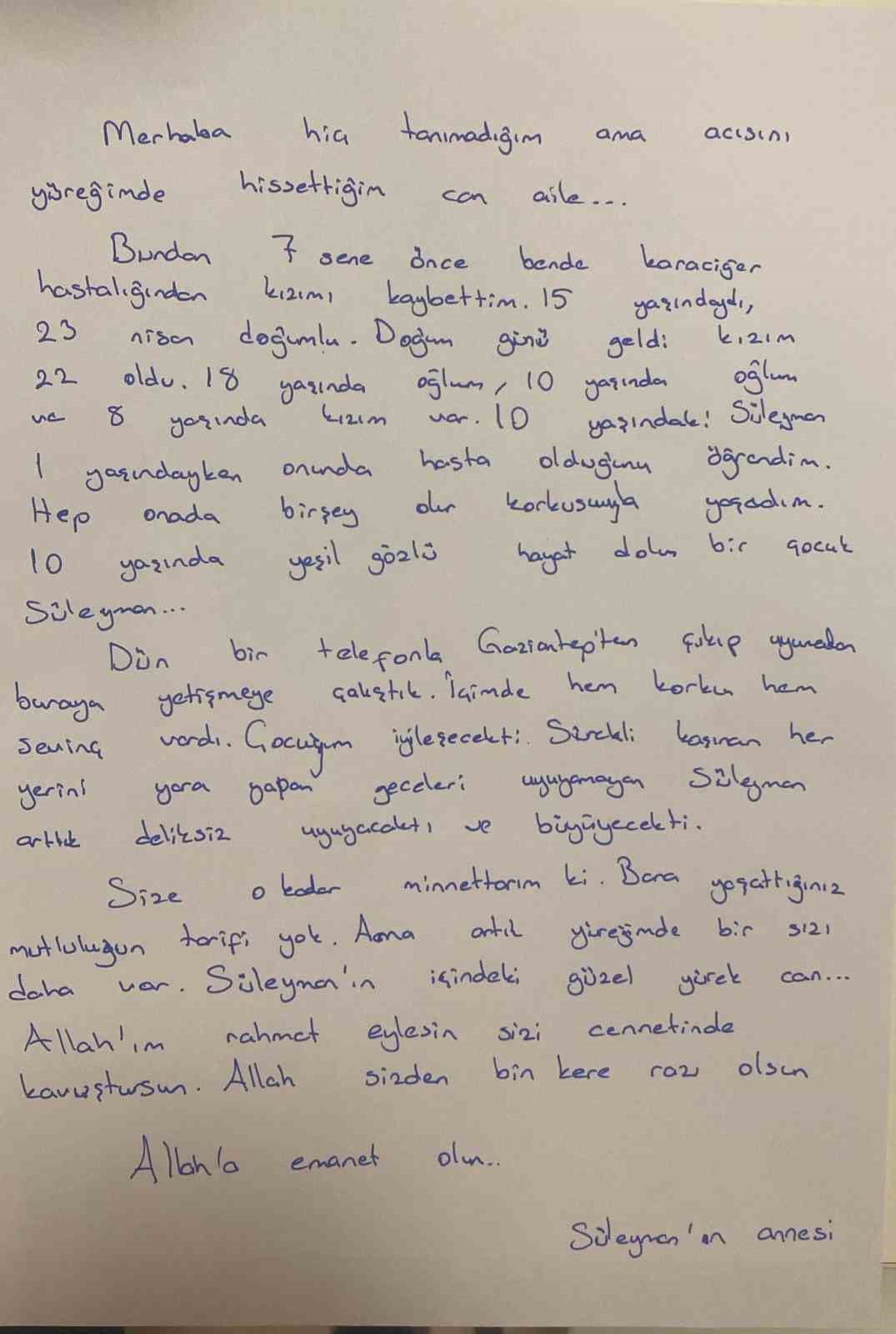 Kızını karaciğer nakli beklerken kaybetti, oğlu organ bağışıyla hayata tutundu 12 kizini karaciger nakli beklerken kaybetti oglu organ bagisiyla hayata tutundu 8 3sjkONCO