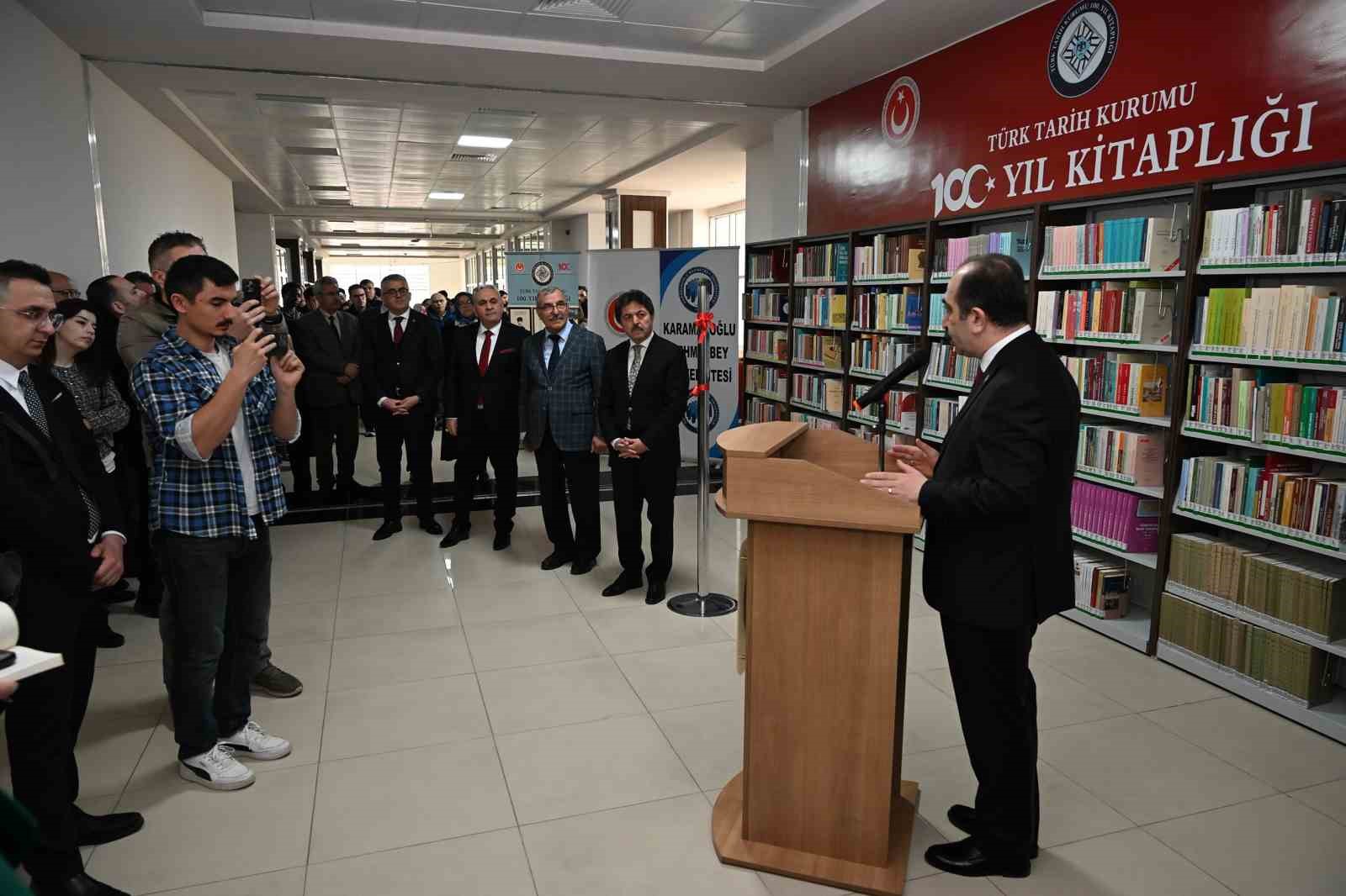 kmude turk tarih kurumu 100 yil kitapligi acildi 1 hgyghIgO