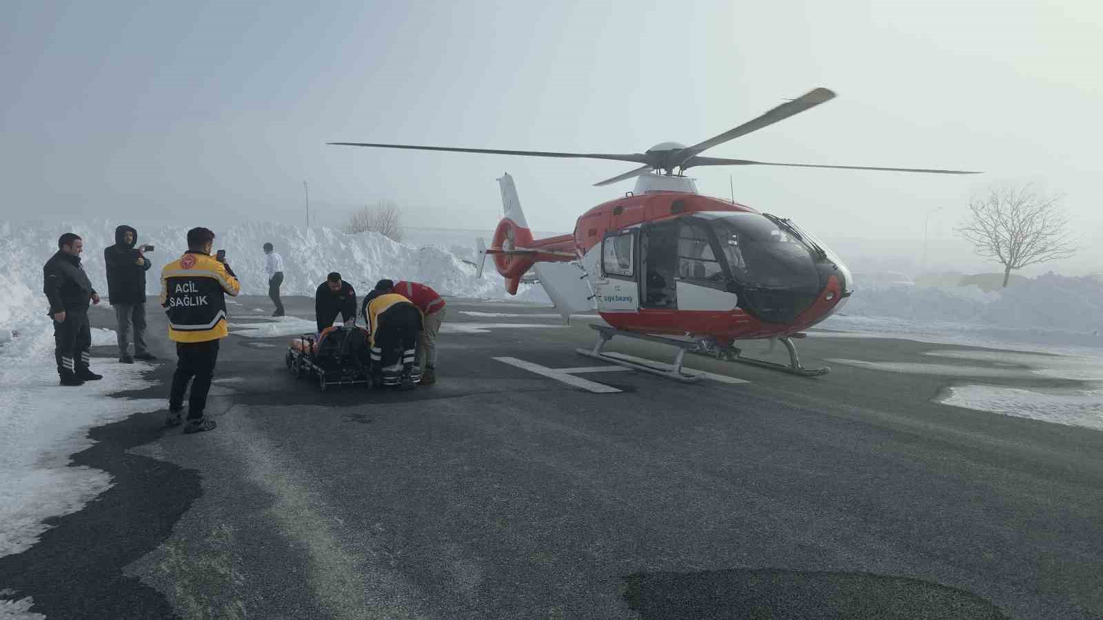 koah hastasi ambulans helikopterle hastaneye sevk edildi 2 lyzSrKSn