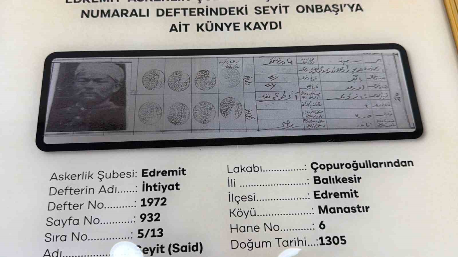 koca seyitin kunye defteri ve genclik fotografi ortaya cikti 4