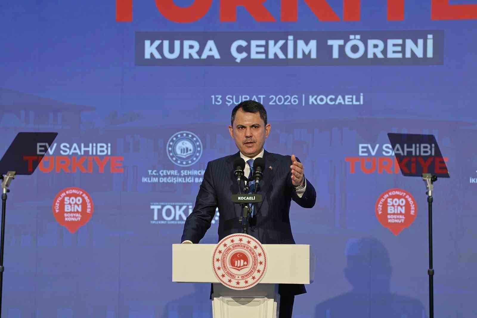 kocaelide 10 bin 340 sosyal konutun kura cekimi bakan kurumun katilimiyla yapildi 1 8aHADDrX