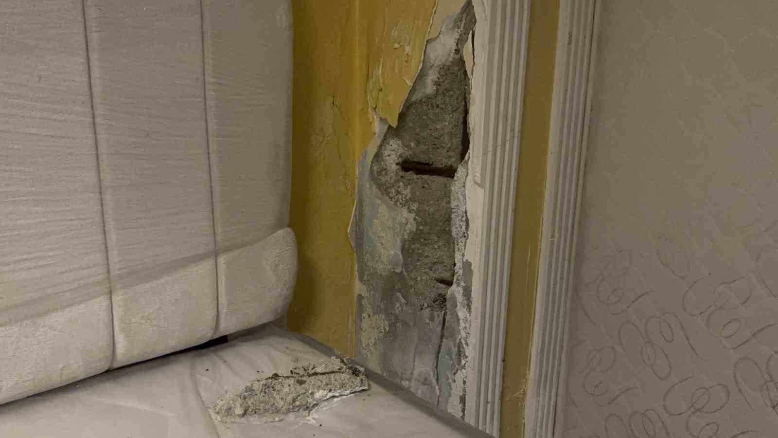 kocaelide bir binanin kolonlari catladi aileler korkuyla evi tahliye etti 2 7KulP2Nl