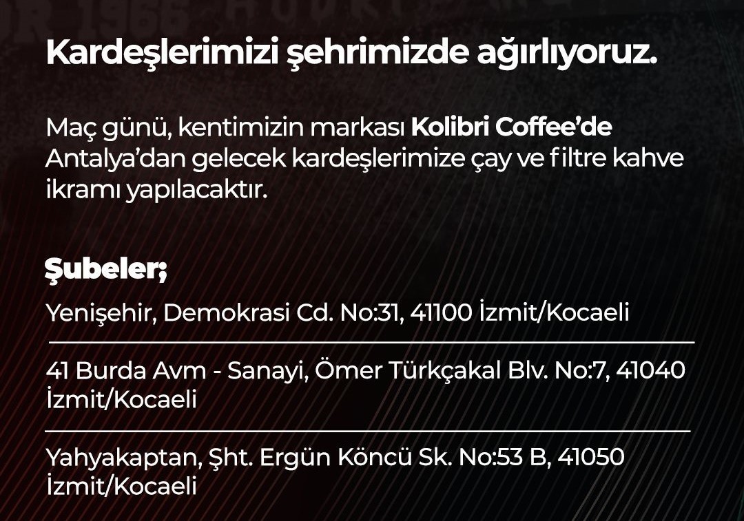 Kocaelispor, Süper Lig’de Antalyaspor’u konuk edecek 15 kocaelispor super ligde antalyasporu konuk edecek 11 iqCYTGaK