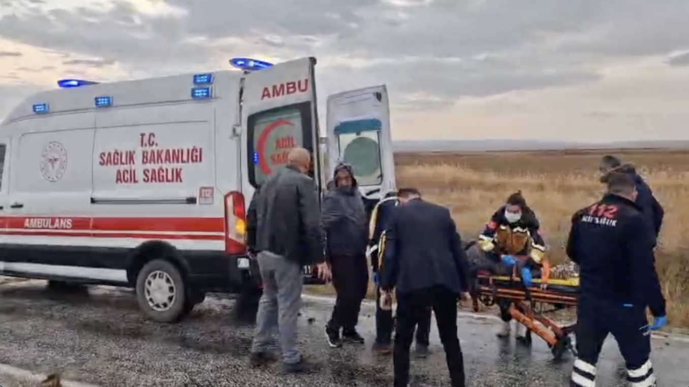 kontrolden cikan minibus tarlaya devrildi 3 yarali 3 EmeyXhDT
