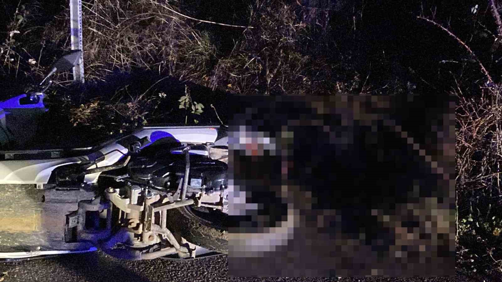 Kontrolden çıkan motosiklet devrildi: 1 ölü 5 kontrolden cikan motosiklet devrildi 1 olu 1