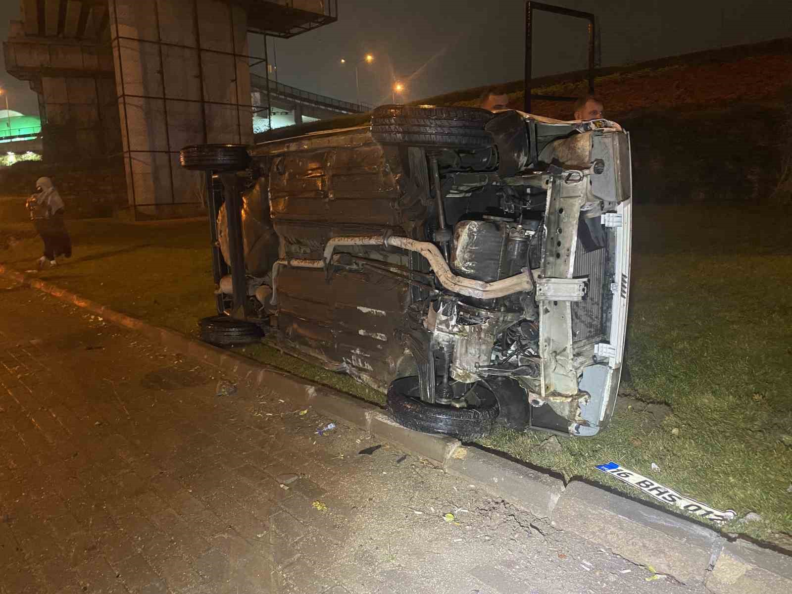 kontrolden cikan otomobil takla atti surucu burnu bile kanamadan kurtuldu 1 F6aUDIcL