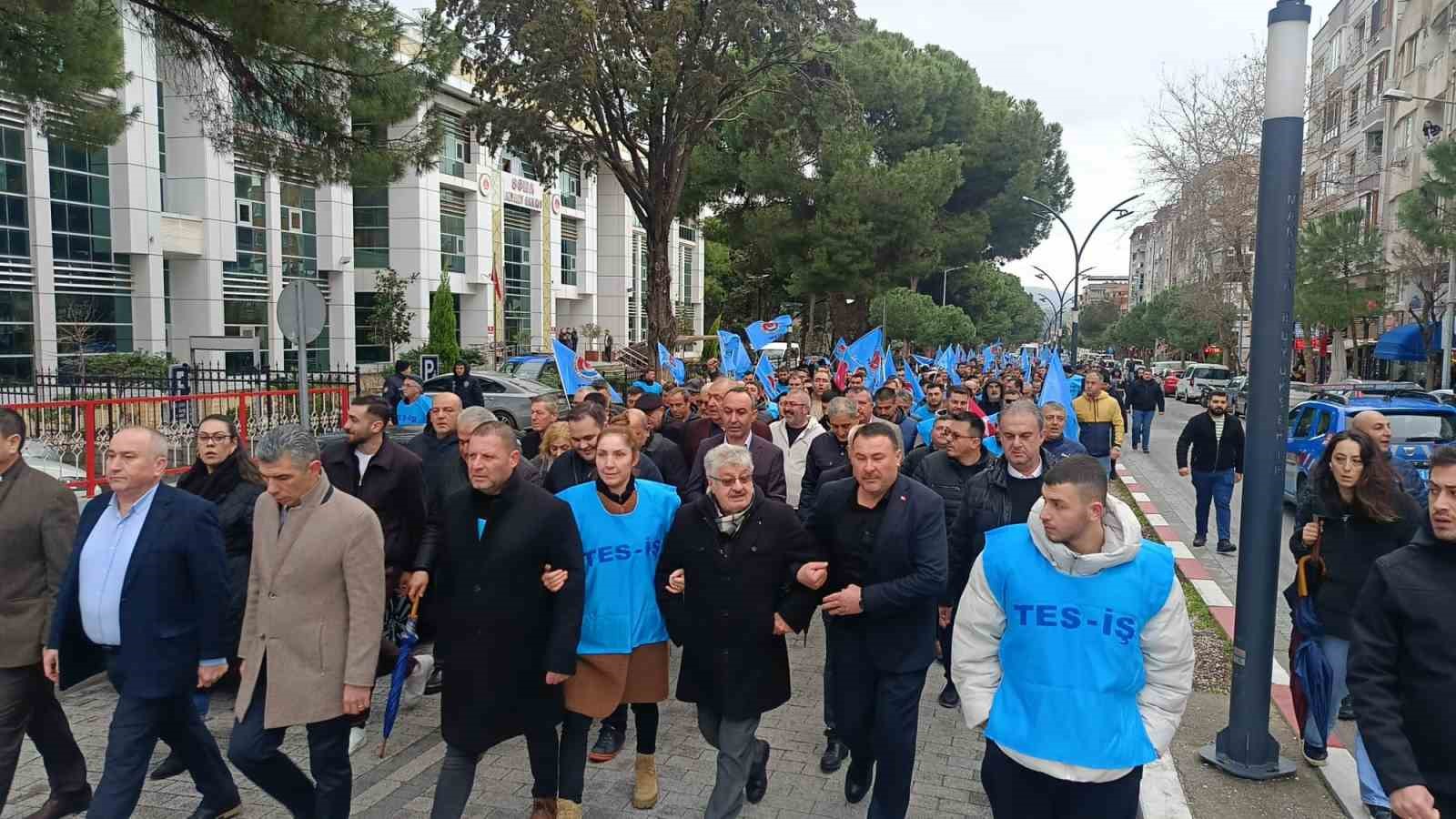 konya sekere bagli soma termik santralinde isciler sokaga dokuldu 3
