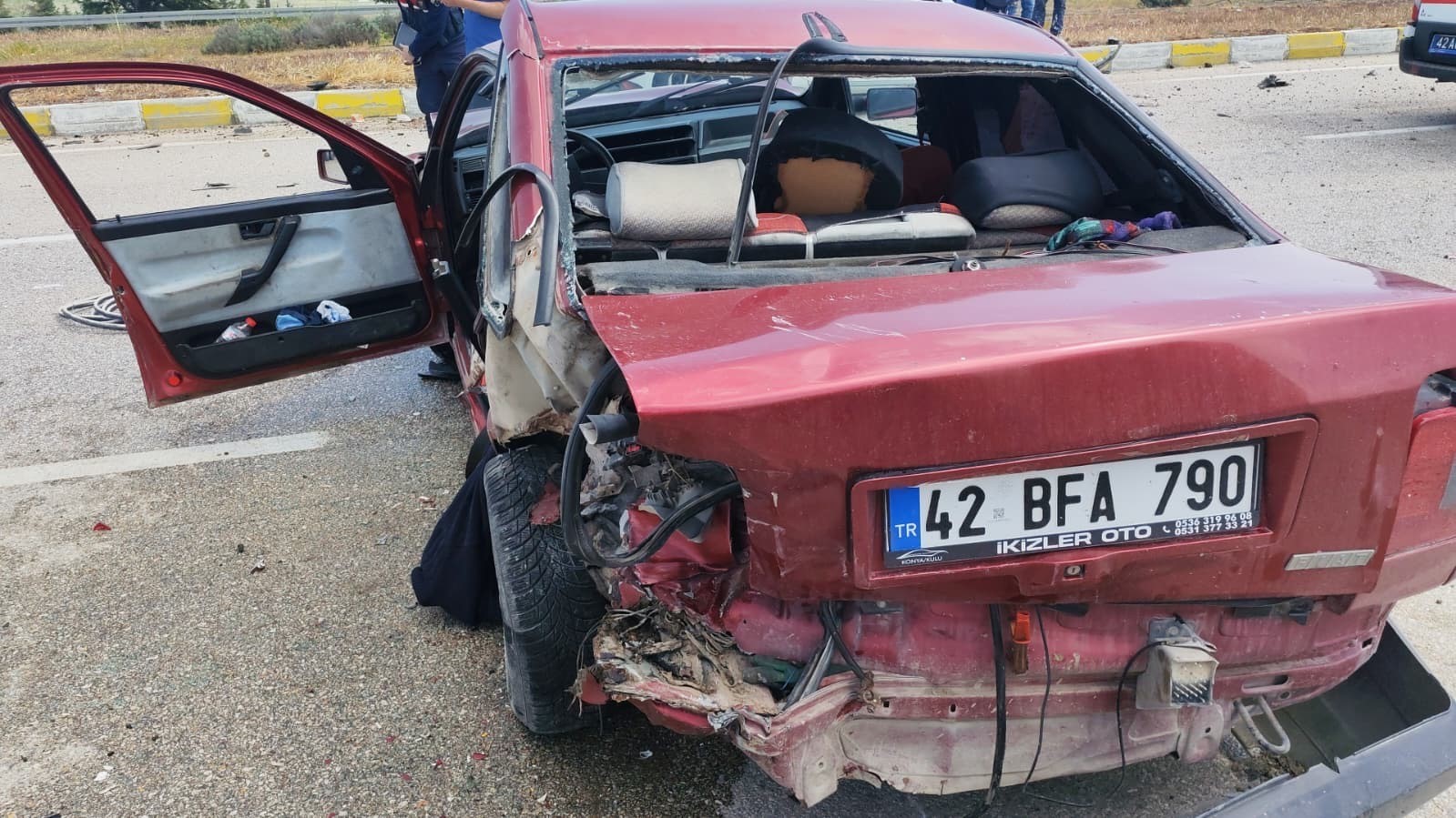 Konya’da 2 otomobil çarpıştı: 5 yaralı 5 konyada 2 otomobil carpisti 5 yarali 1 A9QtgDb7