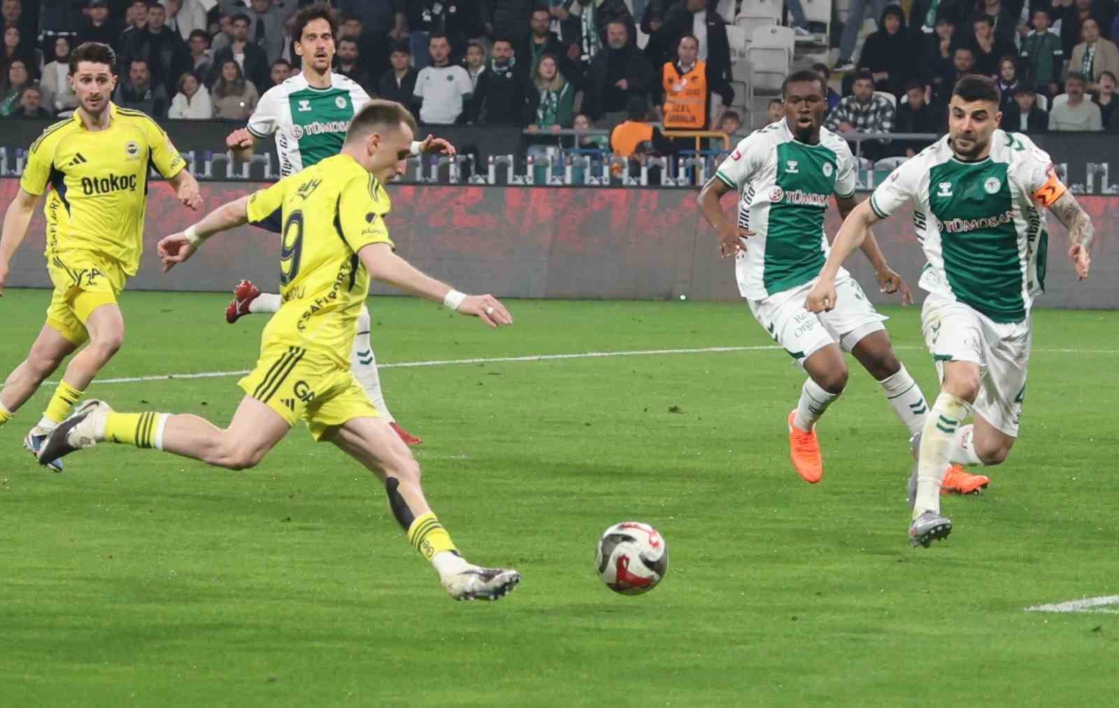 konyaspor ile fenerbahce 50 randevuda 1