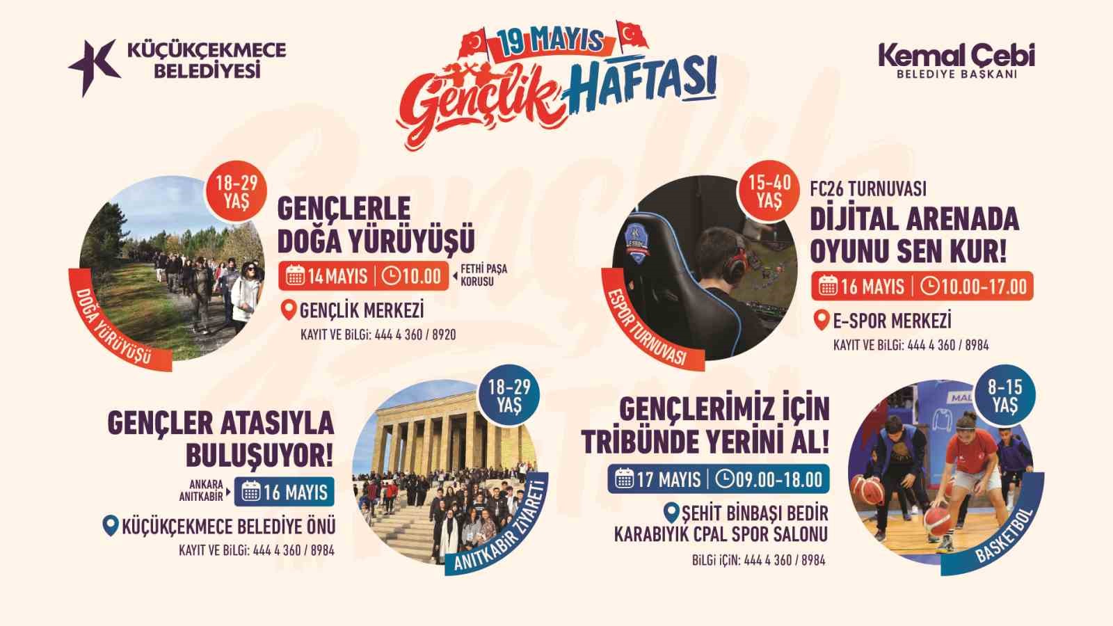 Küçükçekmece’de 19 Mayıs Gençlik Haftası etkinlikleri başlıyor 4 kucukcekmecede 19 mayis genclik haftasi etkinlikleri basliyor 0 pyQ2MaEP