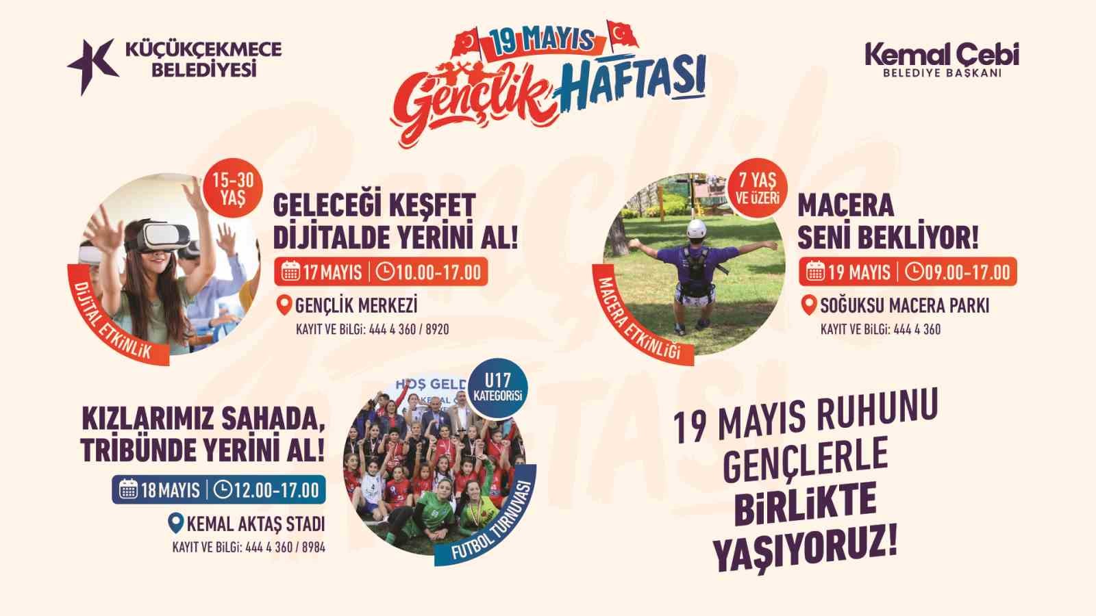 Küçükçekmece’de 19 Mayıs Gençlik Haftası etkinlikleri başlıyor 5 kucukcekmecede 19 mayis genclik haftasi etkinlikleri basliyor 1