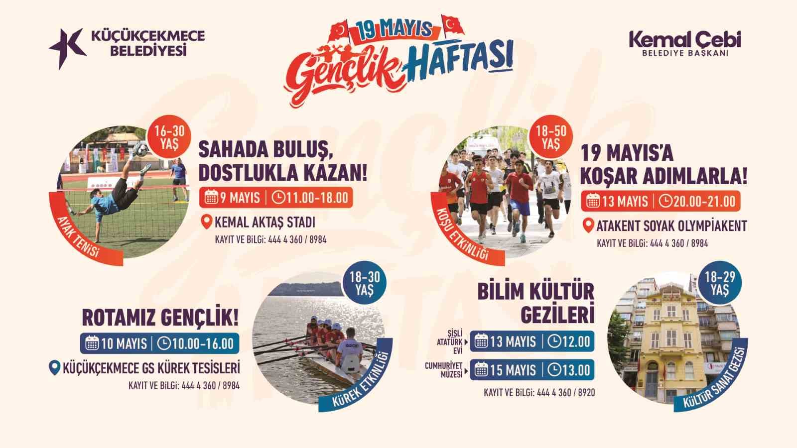 Küçükçekmece’de 19 Mayıs Gençlik Haftası etkinlikleri başlıyor 7 kucukcekmecede 19 mayis genclik haftasi etkinlikleri basliyor 3 XYdEqeuH