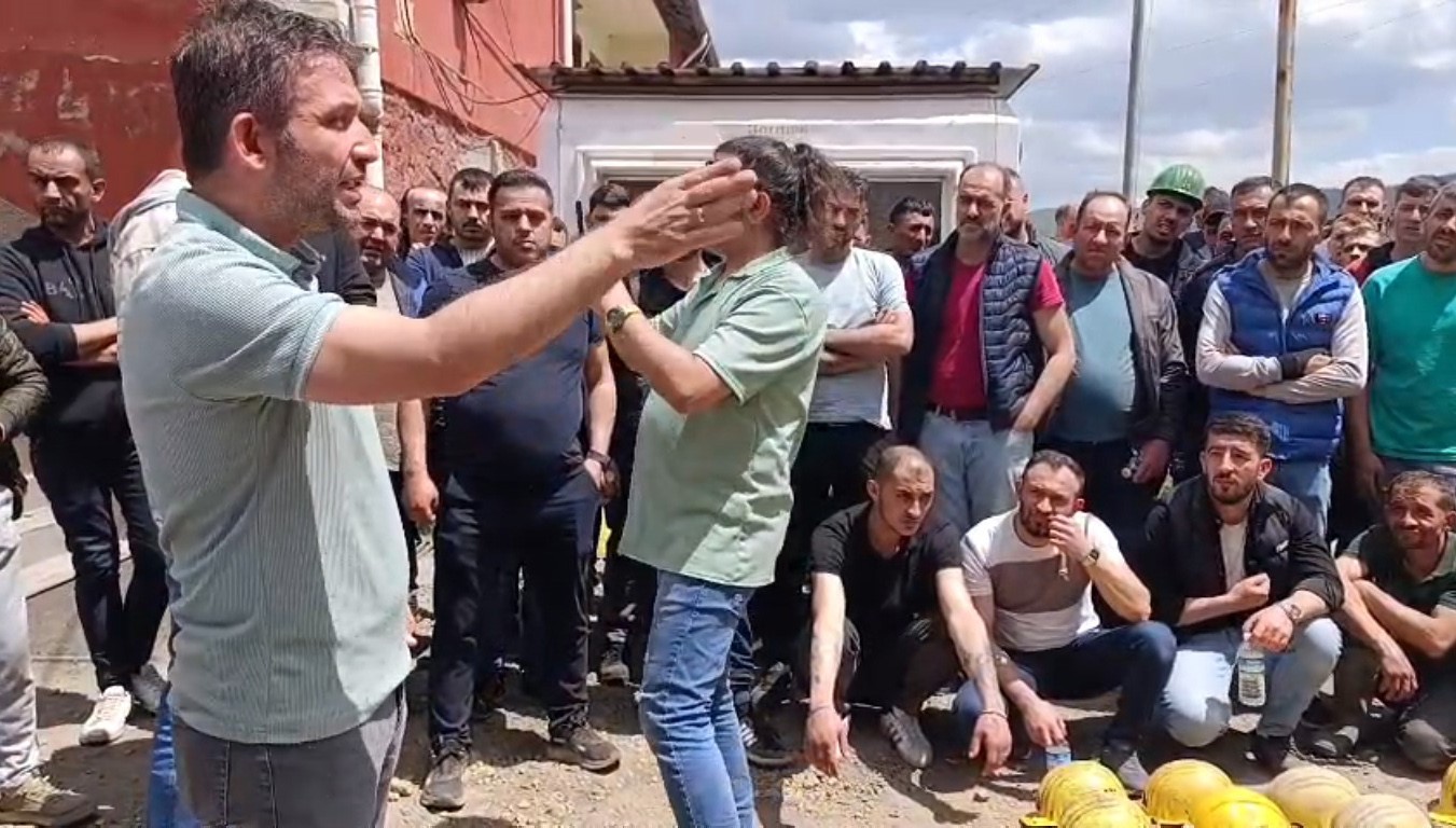 kutahyada maden iscileri ile firma yetkilileri arasinda gerginlik 0 eHCCPdCs