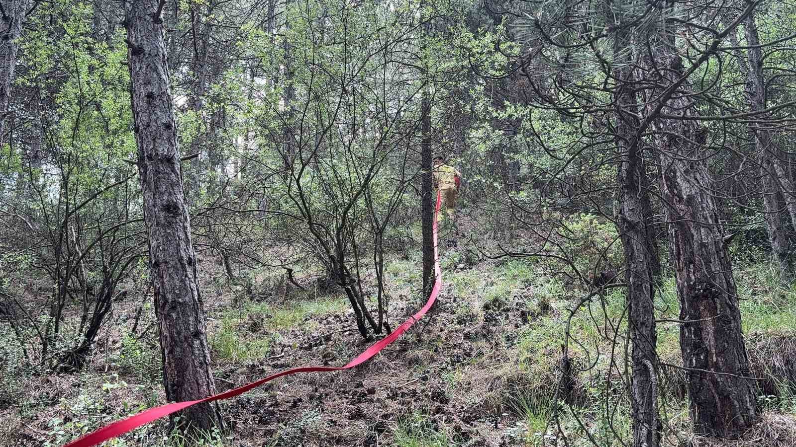 kutahyada ormanlik alanda cikan yangin helikopter destegi ile sonduruldu 1 Oc8EhYJH