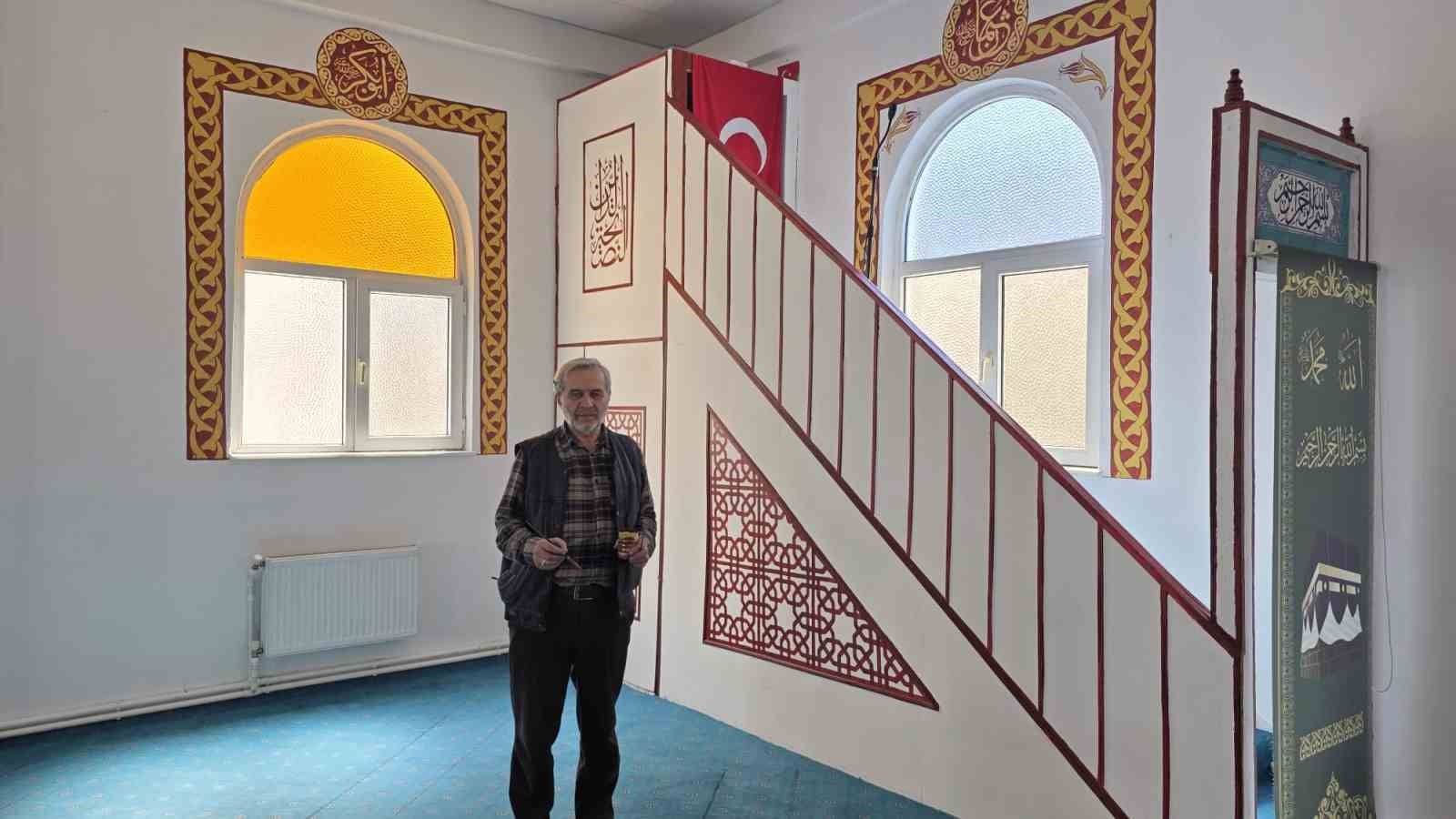 kutahyali imam gorev yaptigi camileri hat ve nakkas sanati ile susluyor 4 E4EDipZB