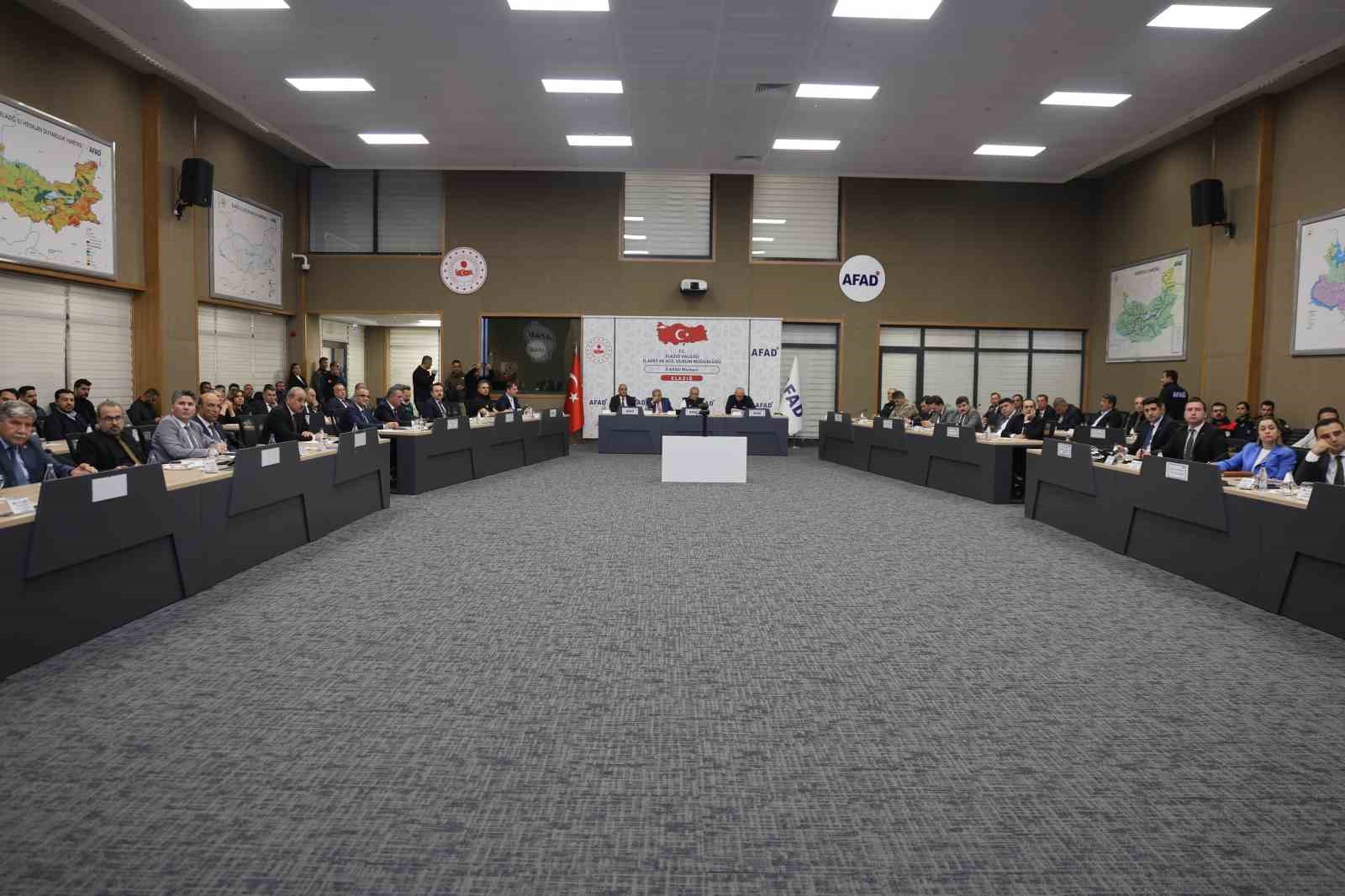 Kuzey Anadolu ve Doğu Anadolu Fay zonu arasında yer alan Elazığ’da İl Afet Risk Azaltma Planı ele alındı 4 kuzey anadolu ve dogu anadolu fay zonu arasinda yer alan elazigda il afet risk qOw1T2yn