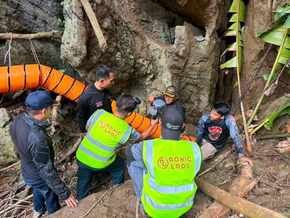 laosta magarada mahsur kalan 7 define avcisini arama calismalari 7nci gununde 1 a3cJijIy