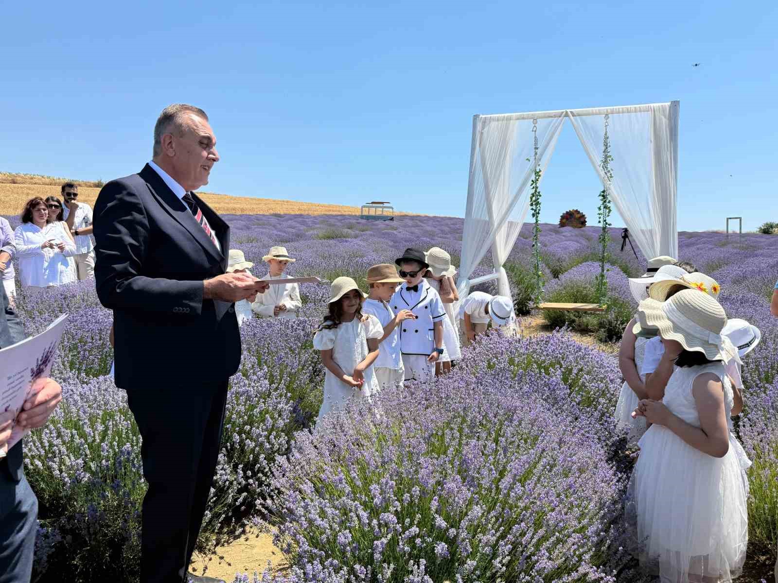 lavanta tarlasinda mor renkli karne sevinci 1