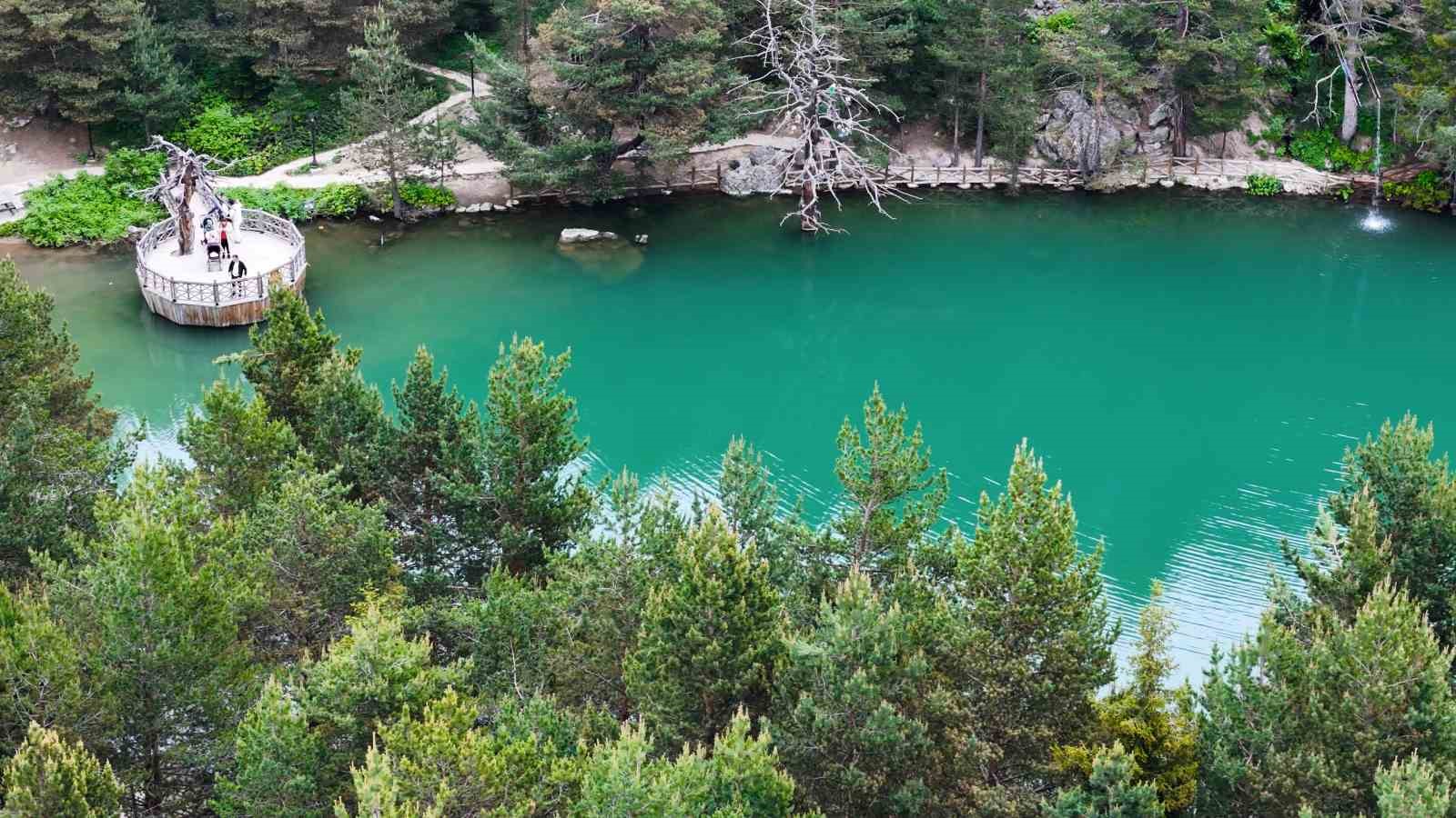 limni golu tabiat parki yaz ortasinda ziyaretcilerini sis ve serin havayla karsiliyor 1
