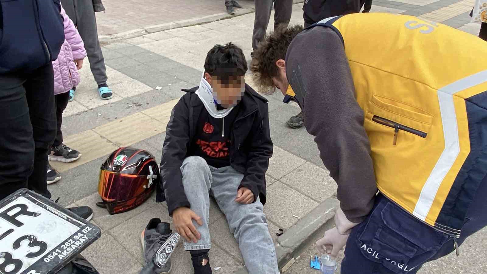 liseli ogrencilerin motosiklet gezintisi hastanede son buldu 3 yarali 1 1SEdcVKW