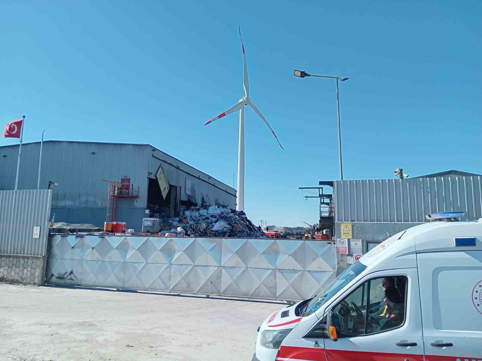luleburgazda geri donusum tesisinde yangin 5