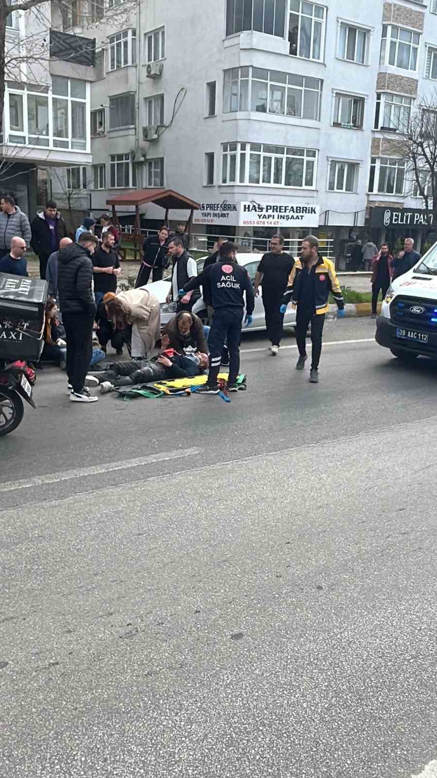 luleburgazda otomobilin carptigi motosikletteki 2 genc yaralandi 1 dMKjvUaP