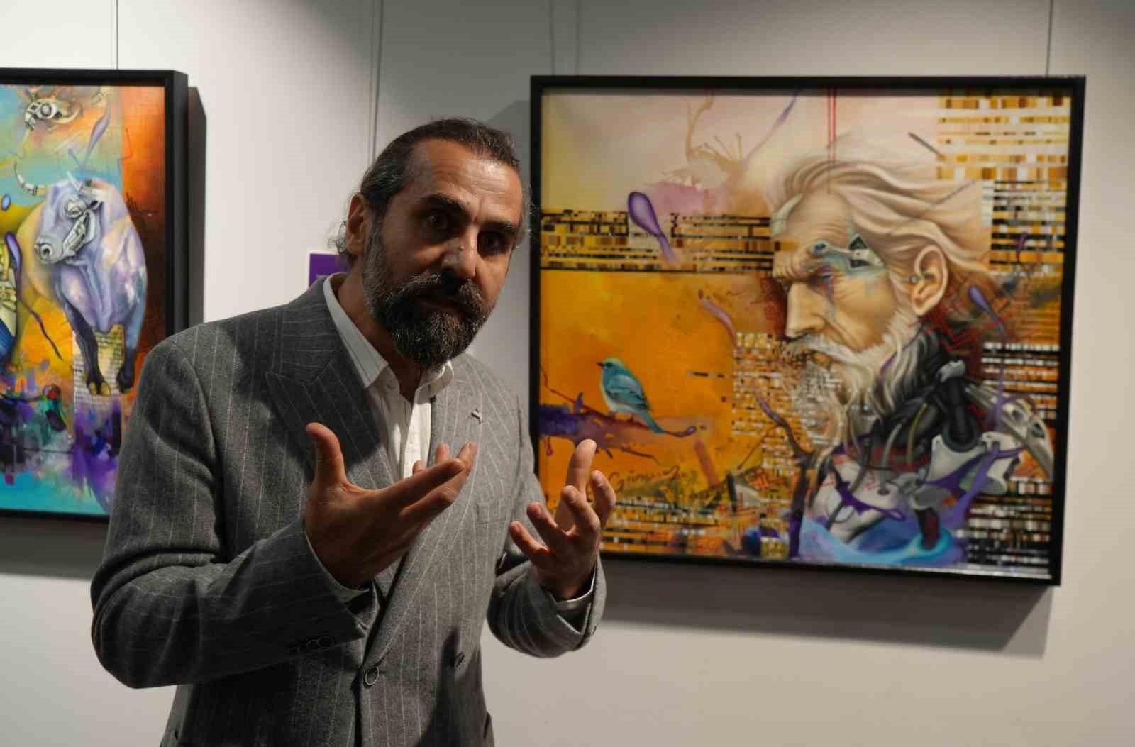 Makineleşen insan eleştirisi tuvale yansıdı: "Transhüman-izm" Samsun’da açıldı 5 makinelesen insan elestirisi tuvale yansidi transhuman izm samsunda acildi 1 sSBjkij9