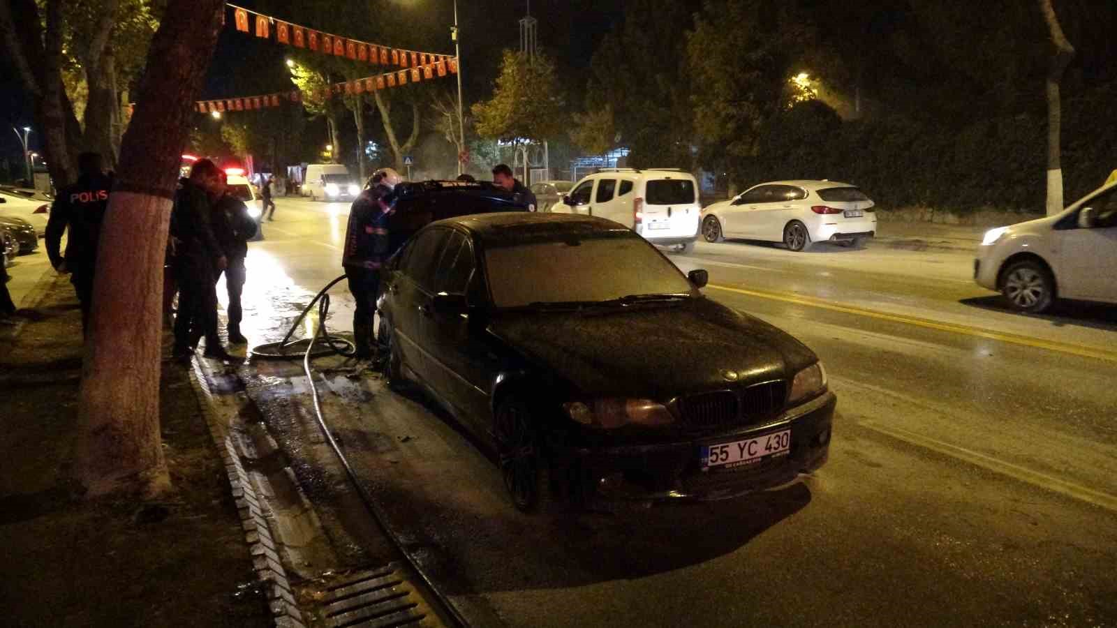 malatyada seyir halindeki otomobilde yangin 1 SyOa2fCb