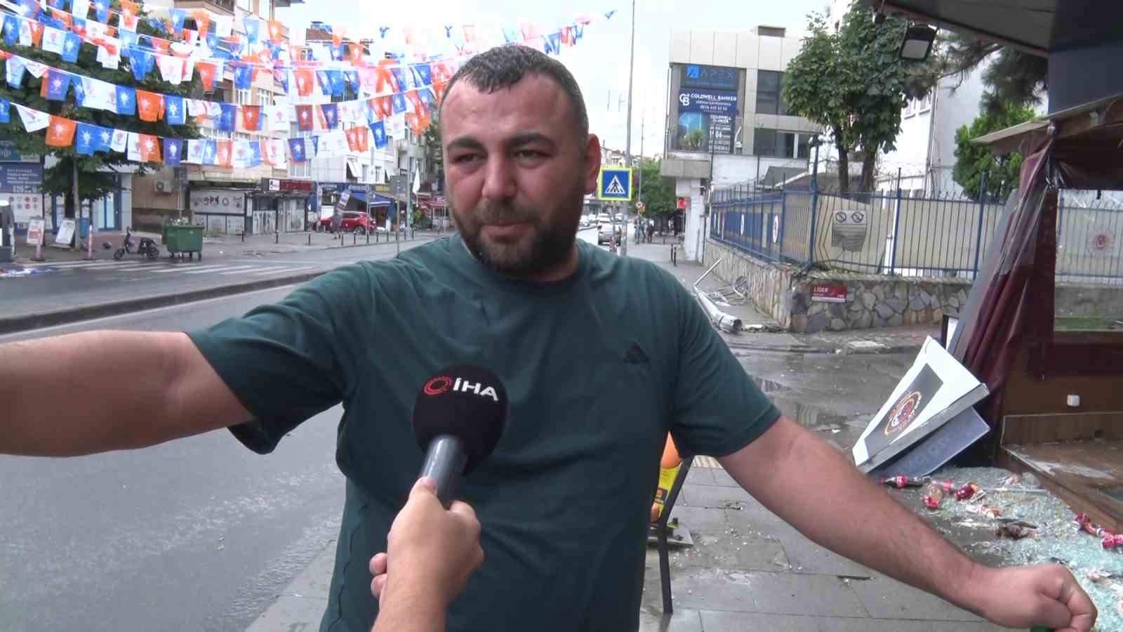 Maltepe’de alkollü sürücü dükkana daldı 6 maltepede alkollu surucu dukkana daldi 2 cUzy9daX