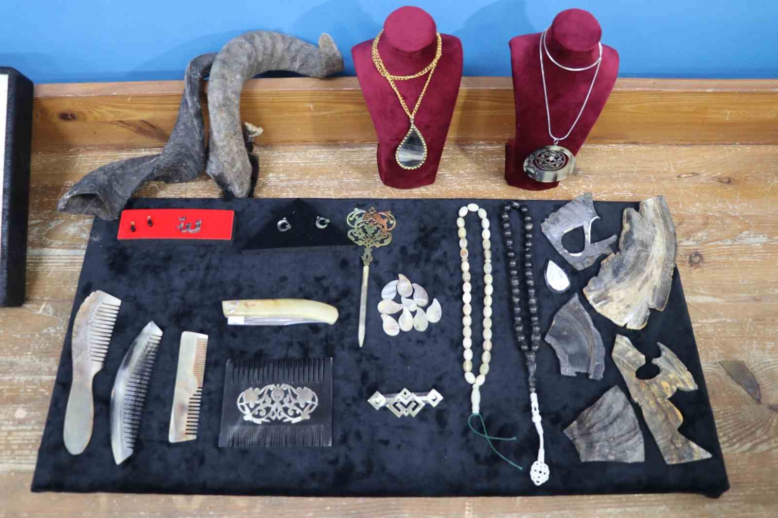 manda ve koc boynuzlari usta ellerde takiya donusuyor 5