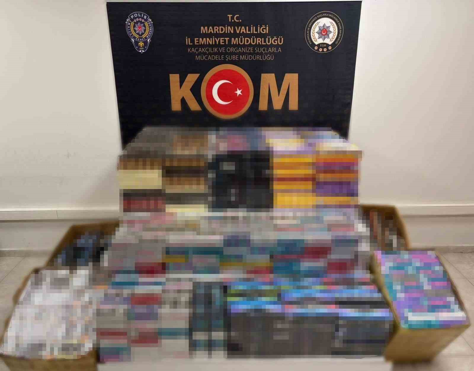 mardinde 19 bin paket kacak sigara ele gecirildi 0 62P9DCyz