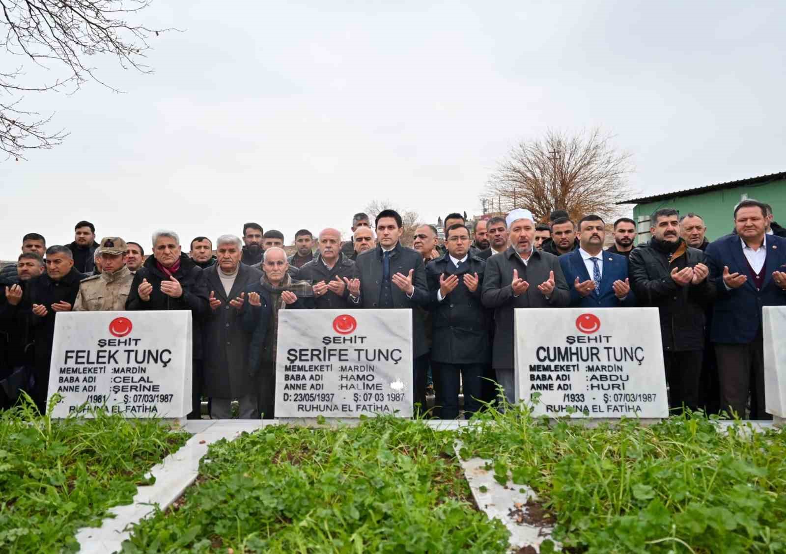 mardinde 39 yil once teror orgutunun sehit ettigi 8 kisi dualarla anildi 0 cOhntT4v