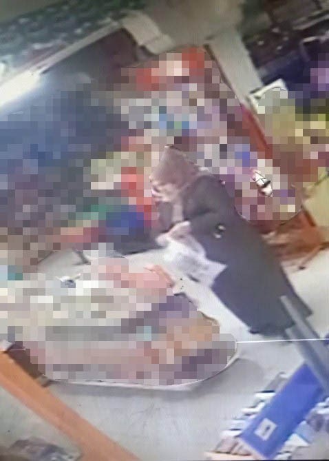 marketten hirsizlik guvenlik kamerasina yansidi 1