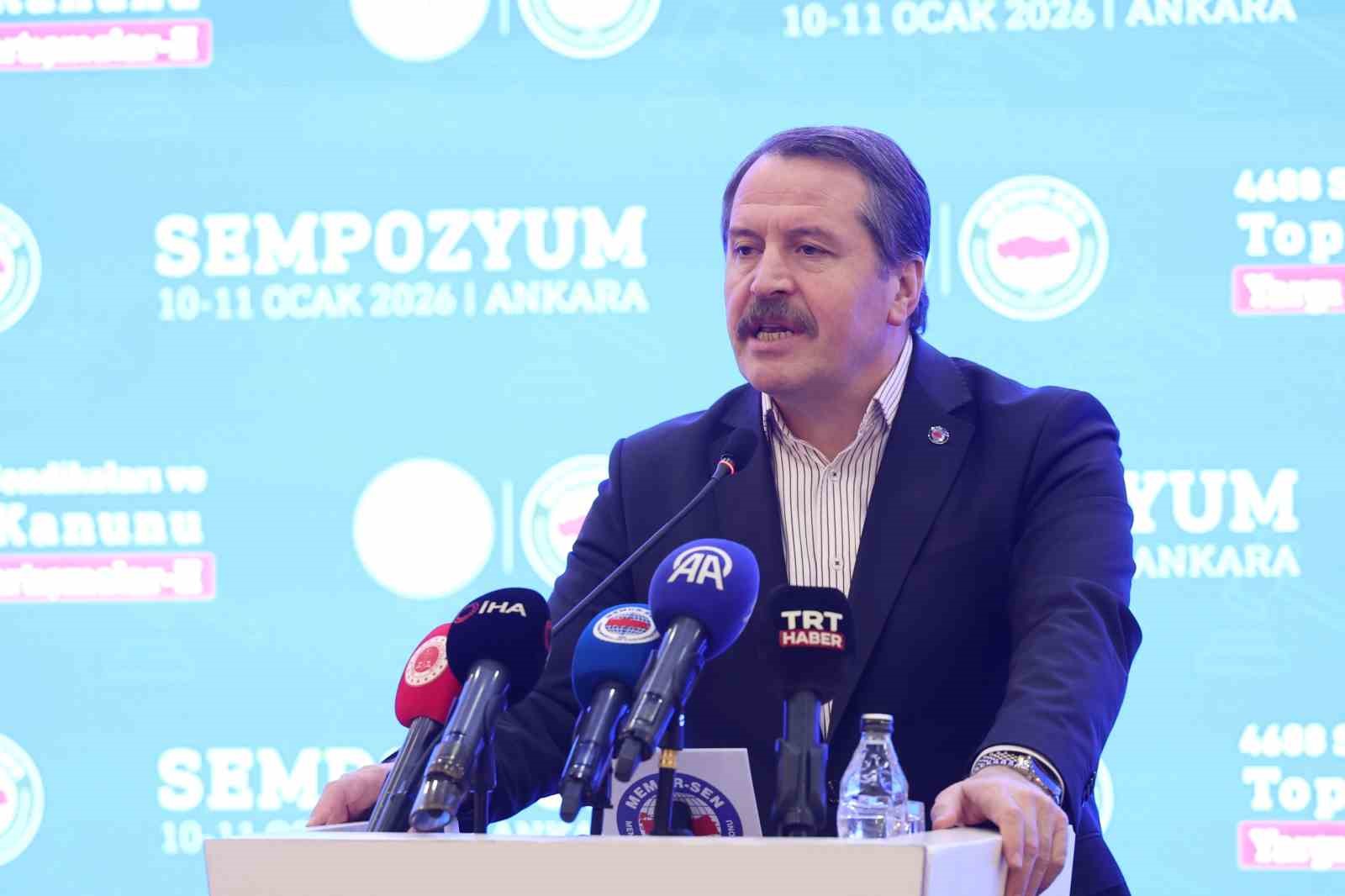 memur sen baskani yalcin 4688 sayili kanununda reforma ihtiyac var 0 itHQQqSE