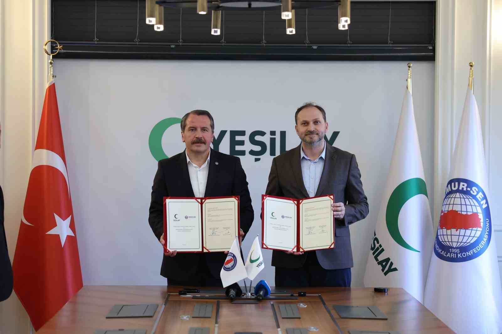 Memur-Sen ile Yeşilay arasında bağımlılıkla mücadele protokolü imzalandı: "Kapasitemizi birleştireceğiz" 5 memur sen ile yesilay arasinda bagimlilikla mucadele protokolu imzalandi kapasitemizi birlestirecegiz 1 Bj1SdfDv