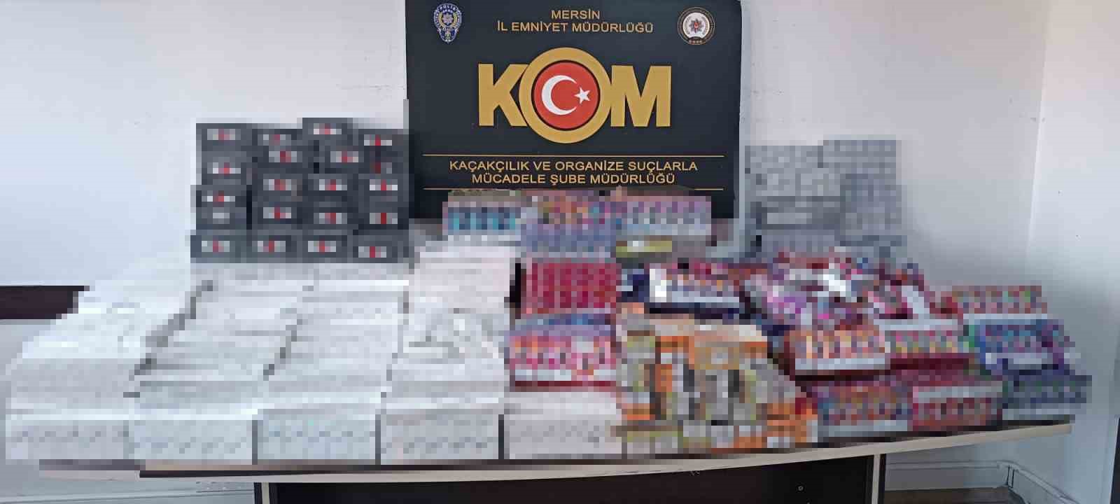 mersinde binlerce kacak urun ele gecirildi 0 mINR2VBf