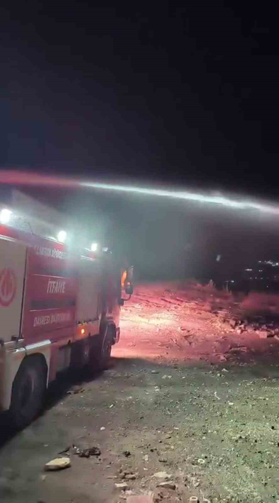 mersinde cop sahasinda cikan yangin ormanlik alana sicradi 3 lJu7js9h
