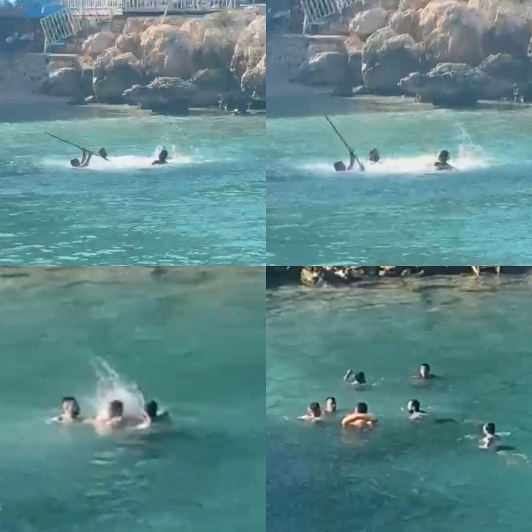 Mersin’de denizin ortasında sopalı kavga kamerada 4 mersinde denizin ortasinda sopali kavga kamerada 0