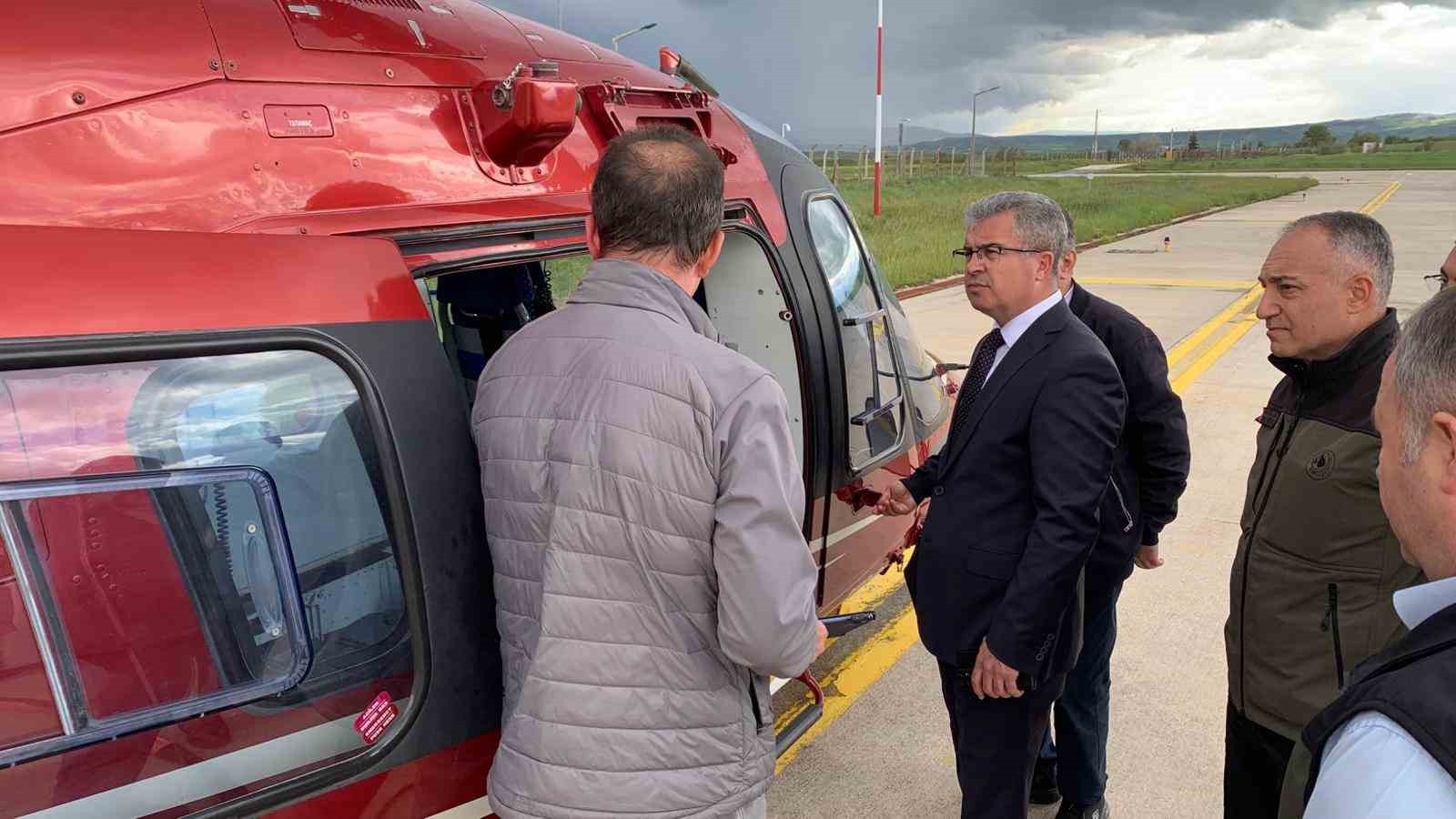 merzifona yangin sondurme helikopteri konuslandirildi 3 wJgzuRlt