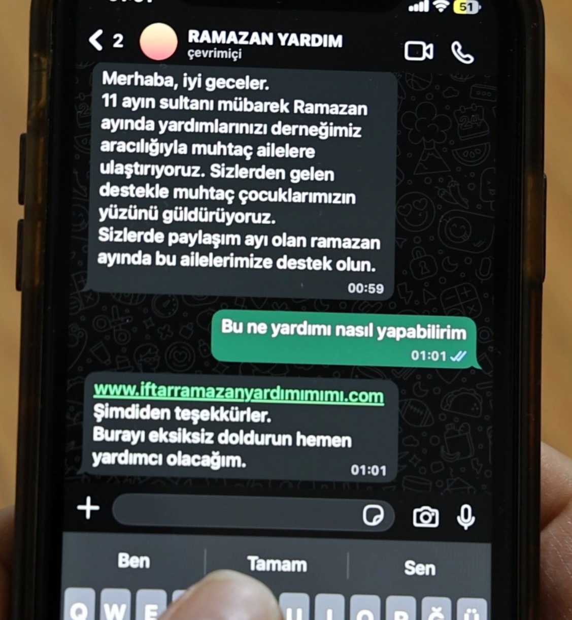 mesajla gelen linke tiklarsaniz banka hesaplariniz bosaliyor 3 qmwrWugl