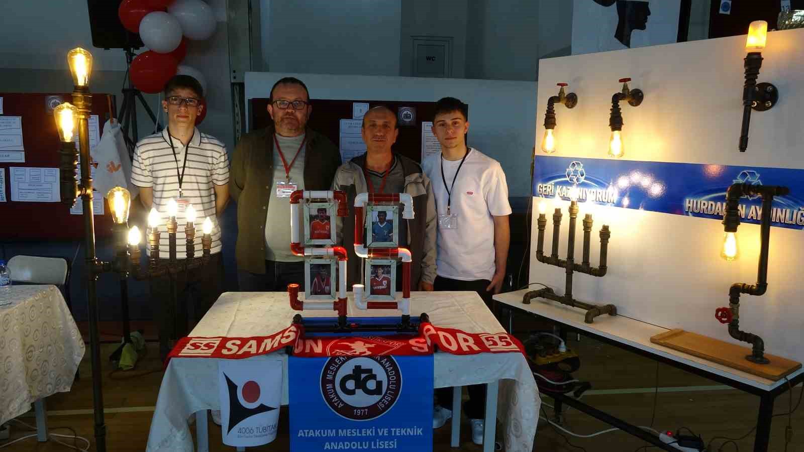 meslek lisesi ogrencileri atik borulari sanata donusturdu 2 wqCOwh5H