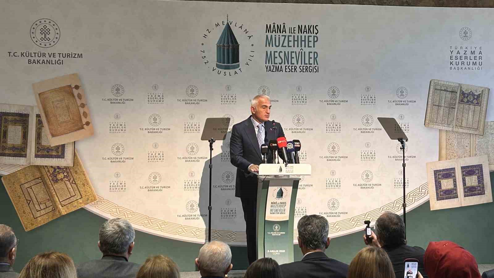 mevlananin 7 asirlik mesnevi mirasi mana ve nakis muzehhep mesneviler yazma eser sergisinde anlatildi 5C2LJlK9