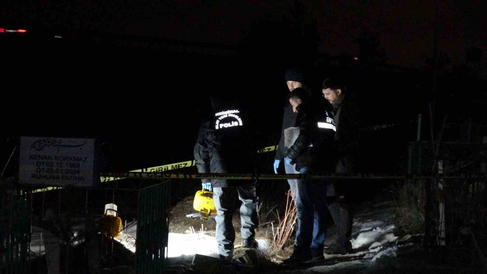 mezarlikta cop poseti icinde cenin bulundu 6
