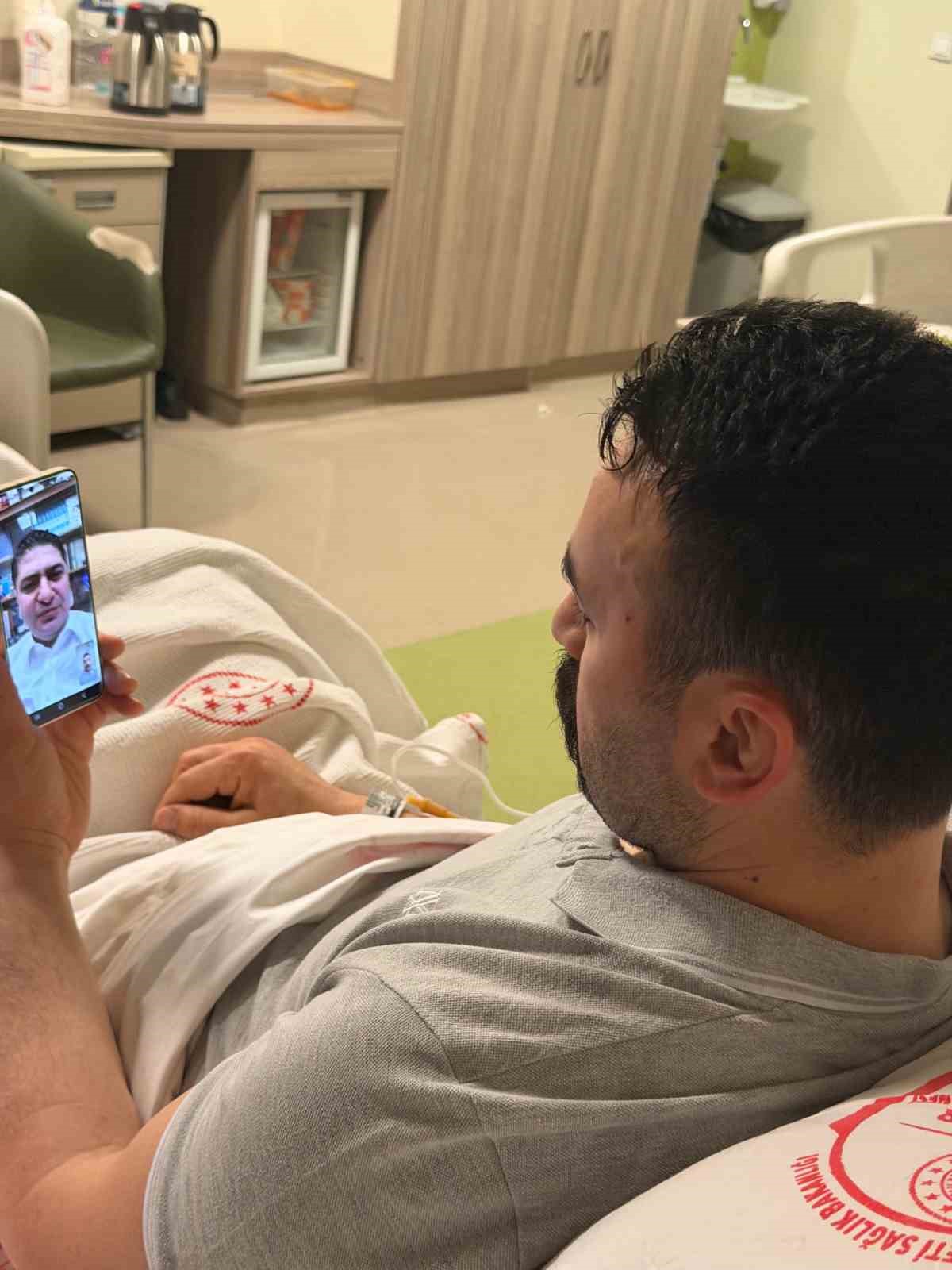 mhp genel baskan yardimcisi ozdemirden operasyonda yaralanan polise gecmis olsun telefonu 0 vly48dqV
