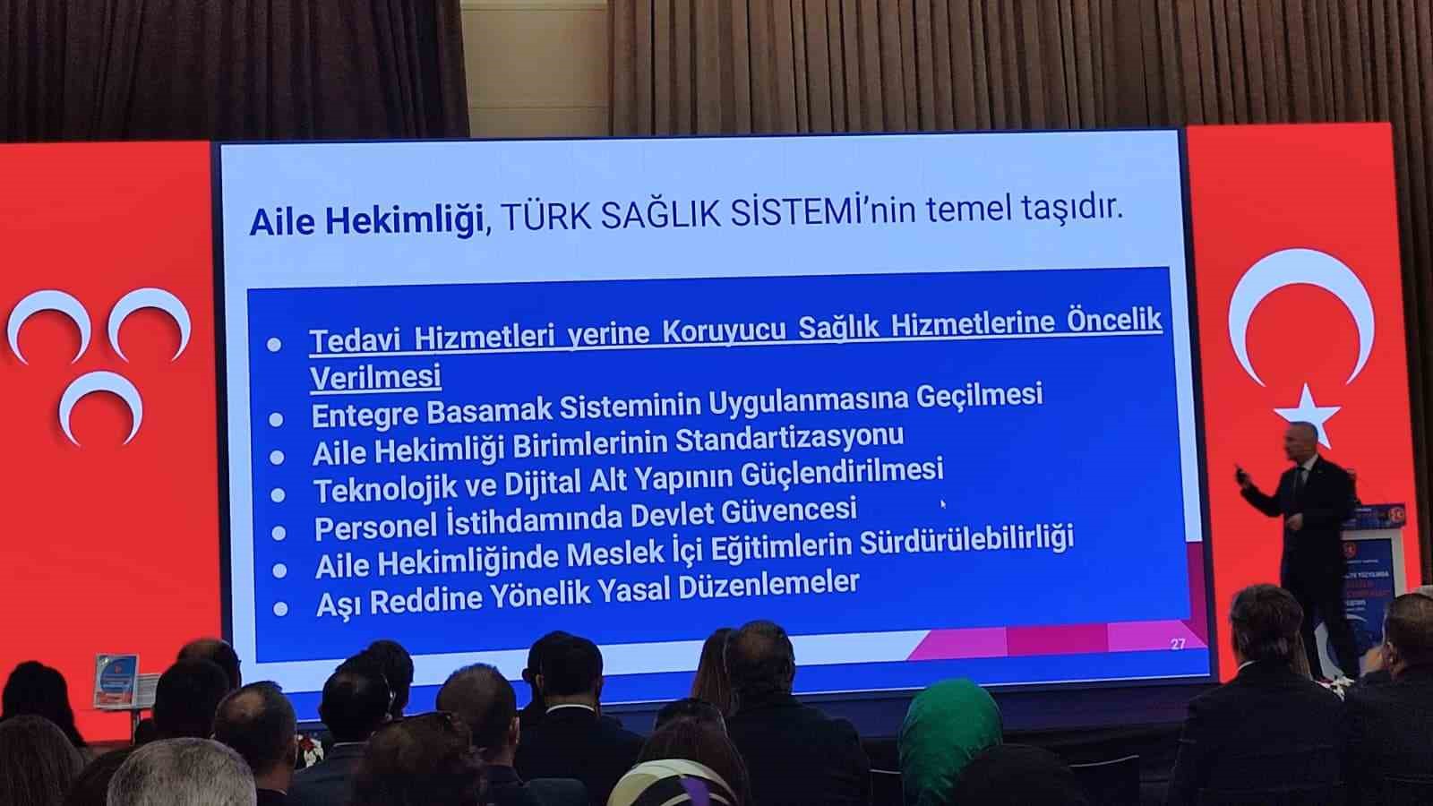 mhp genel baskan yardimcisi yurdakul koruyucu saglik hizmetlerine oncelik verilmeli ve entegre basamak sistemine