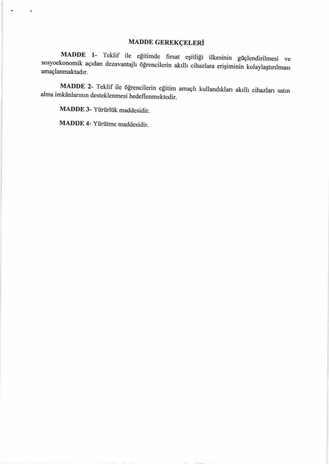 mhpli ozdemir universite ogrencilerinin alacaklari elektronik cihazlarda kisitlama olmaksizin otvden muaf tutulmalarina dair kanun 1gMj4i73