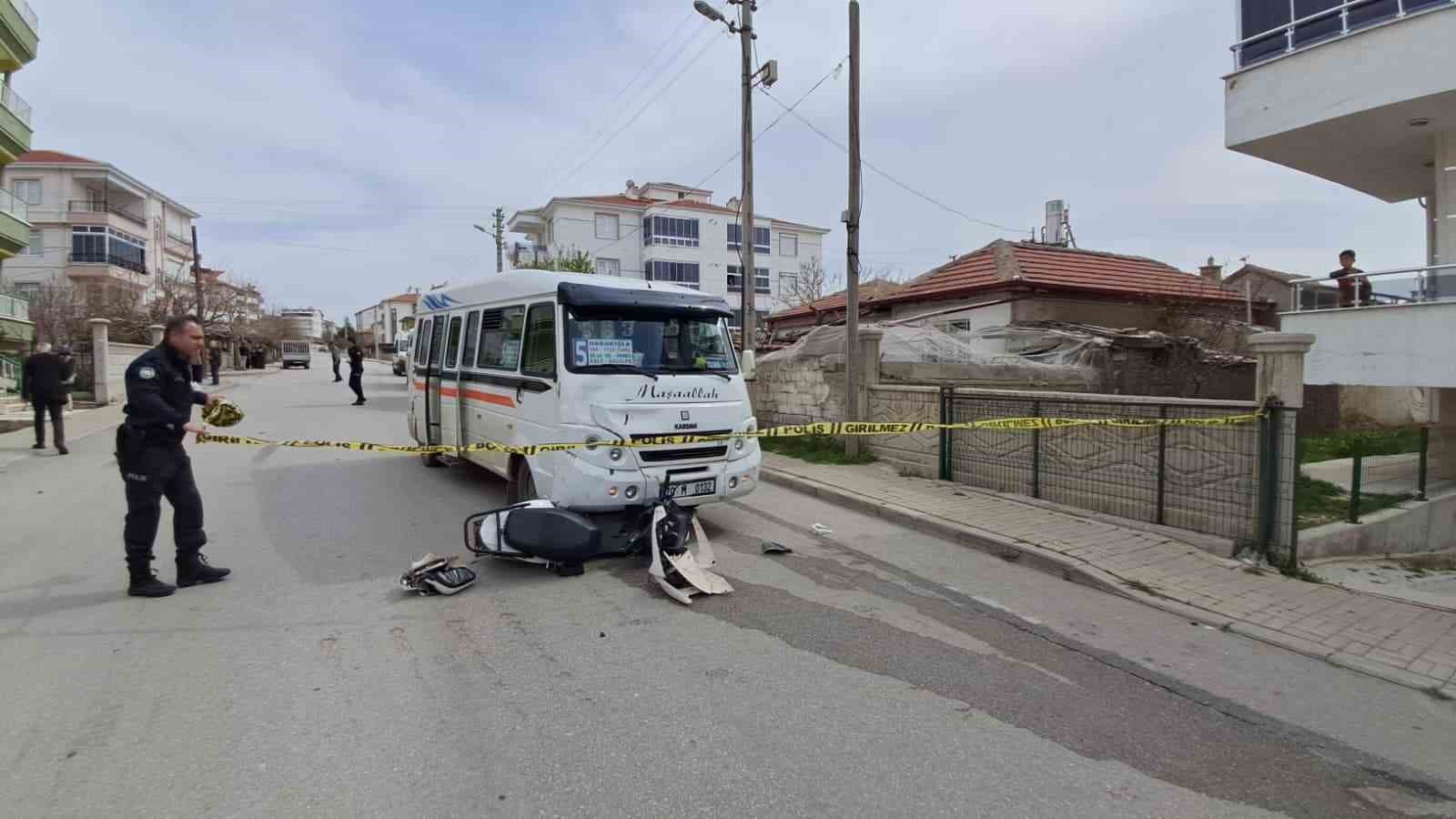 minibusun carptigi elektrikli bisikletteki 2 cocuk agir yaralandi 3 8XZmnzNg