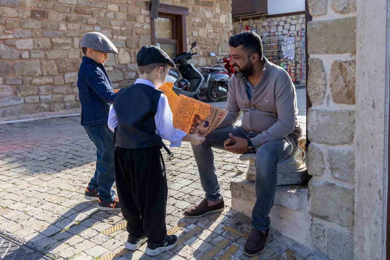 minik ogrenciler 102 yil oncesinin gazetecileri oldu 3 Tpaj8UnZ
