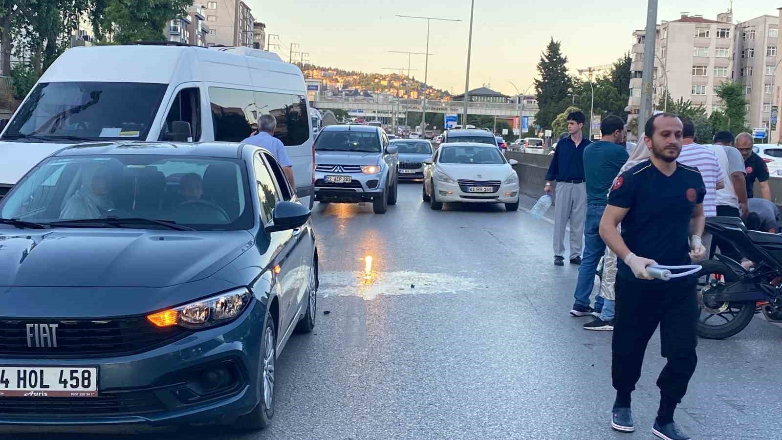 Motosiklet otomobile çarptı: Sürücü ağır yaralandı 5 motosiklet otomobile carpti surucu agir yaralandi 1 Yf2aYpSu